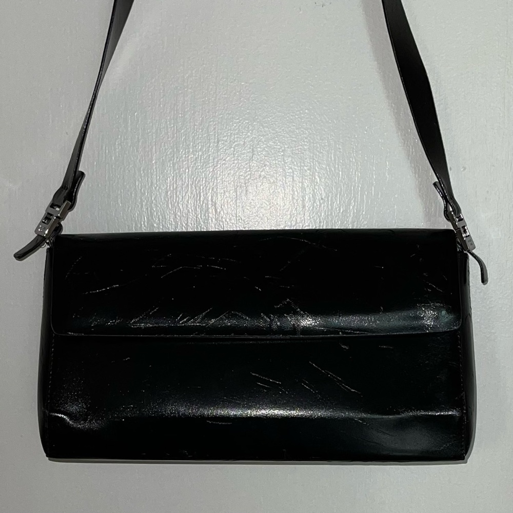 Francesco Biasia Black Leather Purse